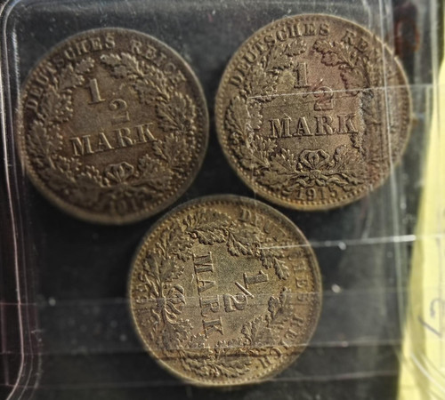 Münzen mark deutsches - 3, 1/2
