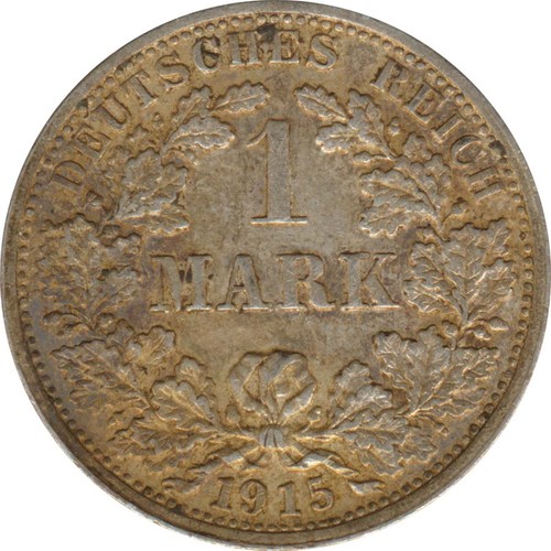 Deutsches reich mark 1915 - mark, f