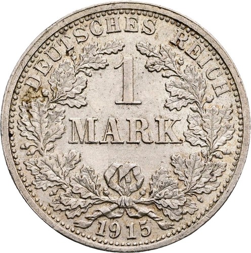 Deutsches reich mark 1915 - deutsches, 1