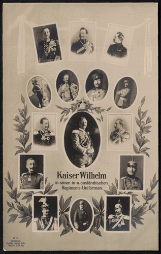 Deutsches reich 1915 - deutsches, karte