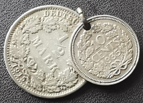 Deutsches reich mark 1915 - deutsches,